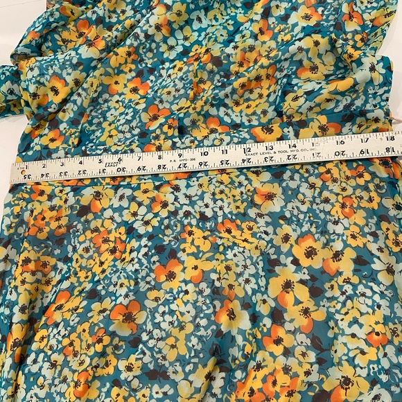 Equipment Georgette silk long sleeve dress - Picture 7 of 11